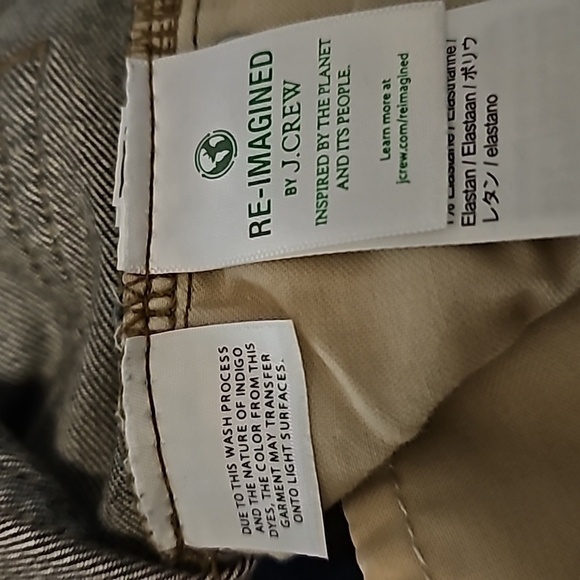 J. Crew Slim Boyfriend Jeans Dark Wash w Distressed Faded Look at Pockets - Picture 15 of 17